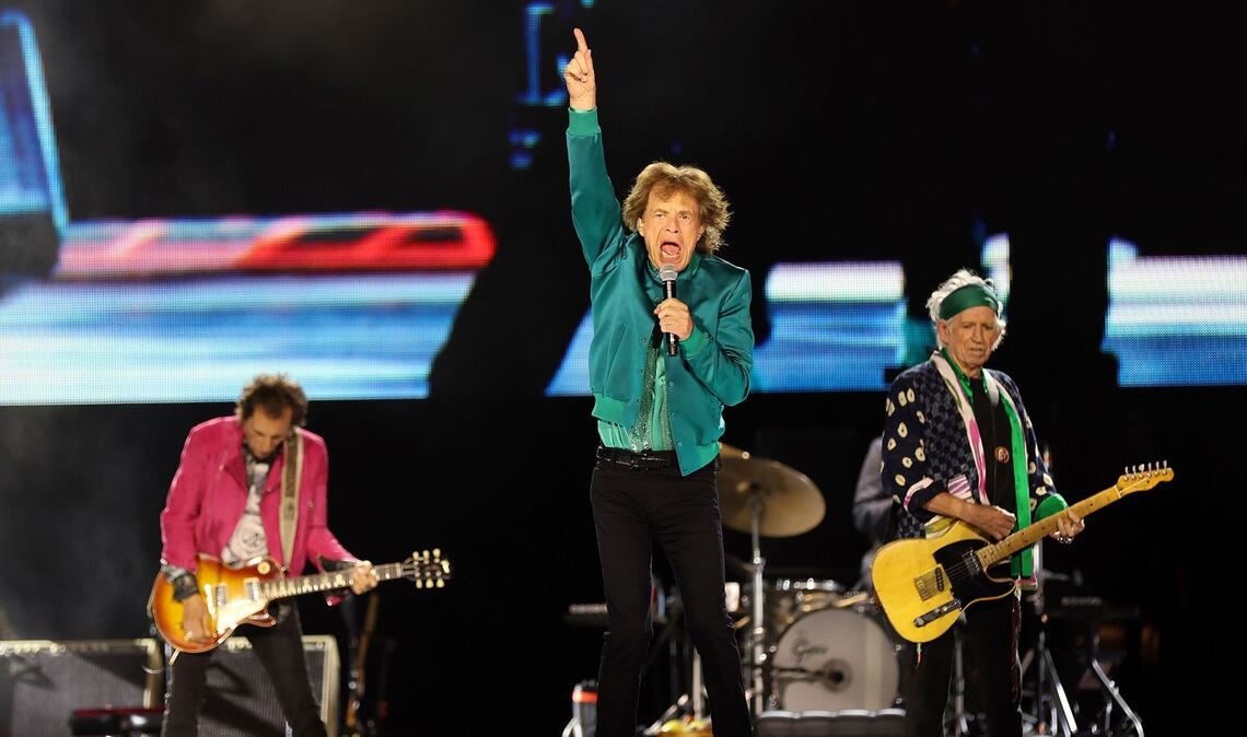 Mick Jagger und Co. in ihrem Element.