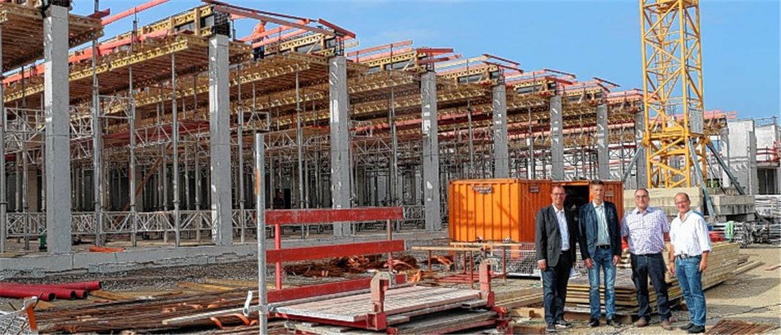 Rathauschefs auf Baustellentour