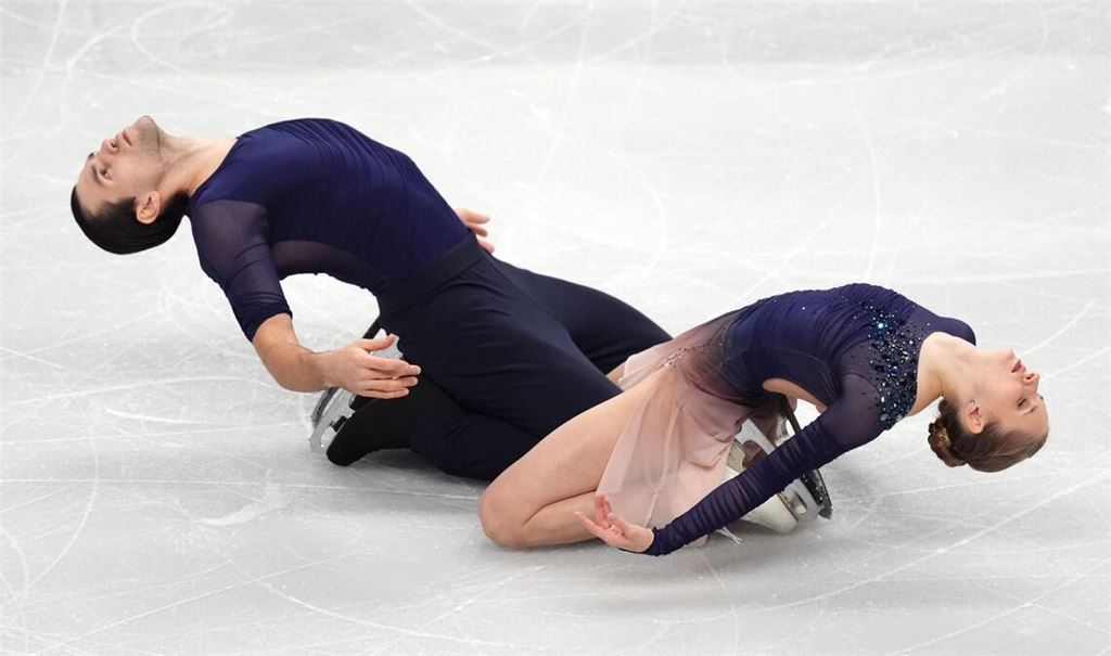 Minerva Hase (r) und Nikita Volodin mussten sich bei der EM mit Silber begnügen.