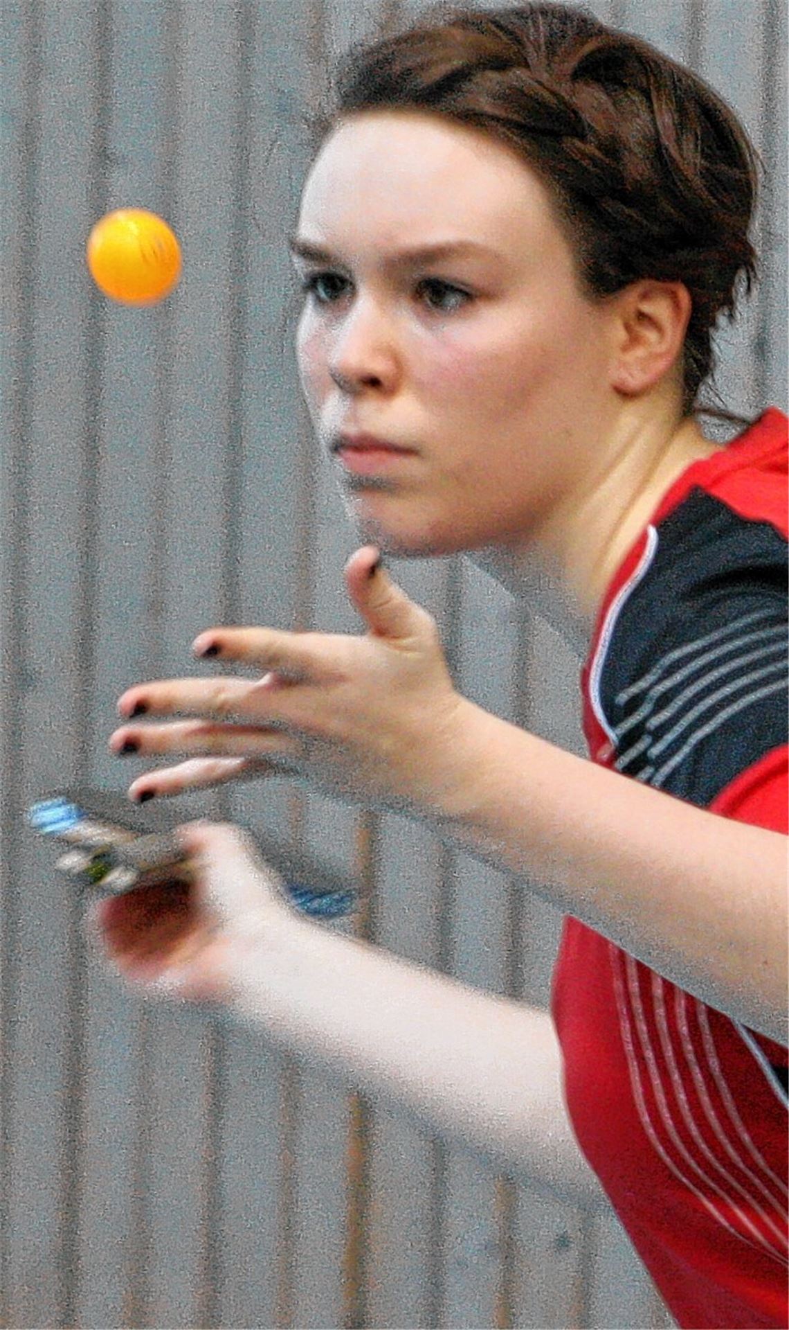 Mit Rebecca Sommer ist Phönix Lomersheim noch stärker einzuschätzen. Gegen die TSG Steinheim IV sichert sie nervenstark das überraschende Remis. Foto: Westermann