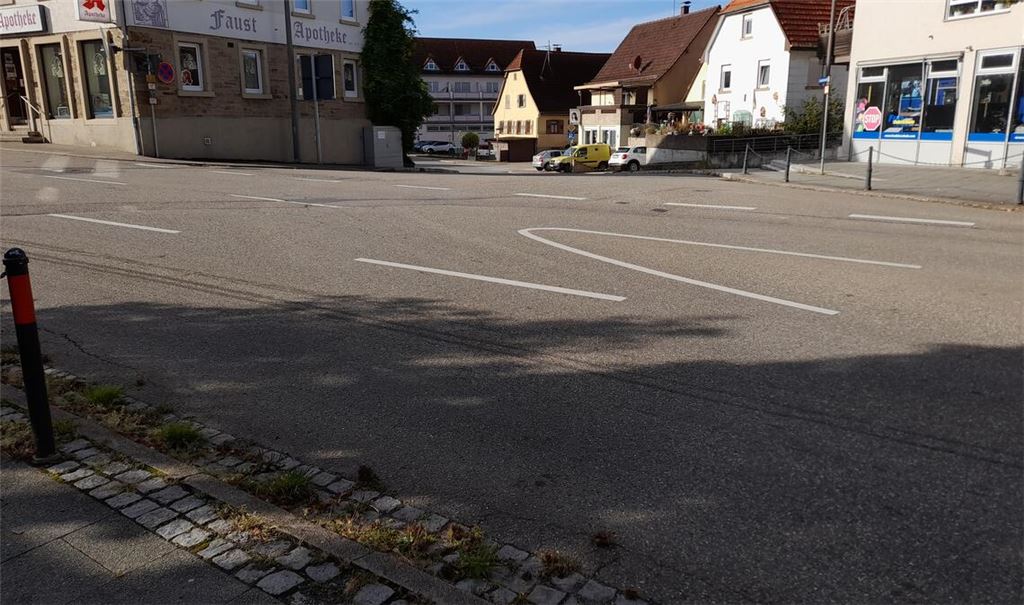 Mit Rollator schwer zu überwinden. Foto: p