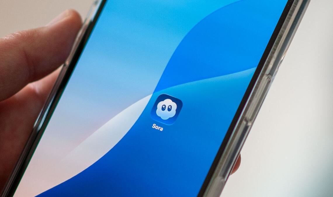 Mit Sora konnten Nutzer auch selbst in den per KI generierten Videos auftauchen. (Archivbild)