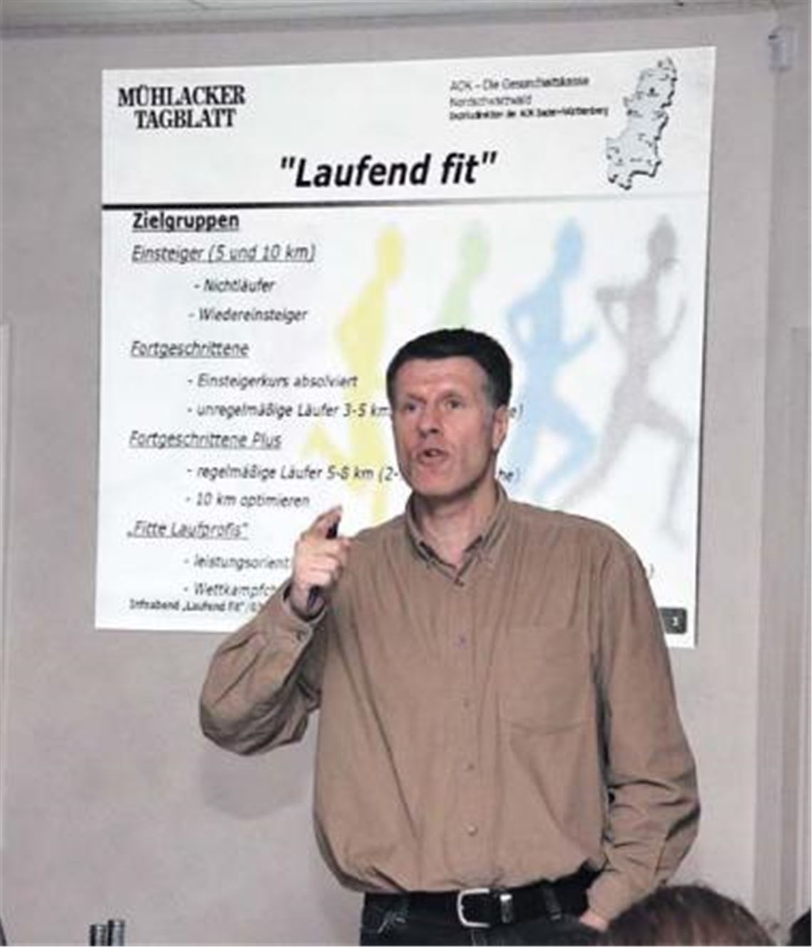 Mit Witz und guten Argumenten: Olaf Kaps gewinnt jedes Jahr neue Laufsportler