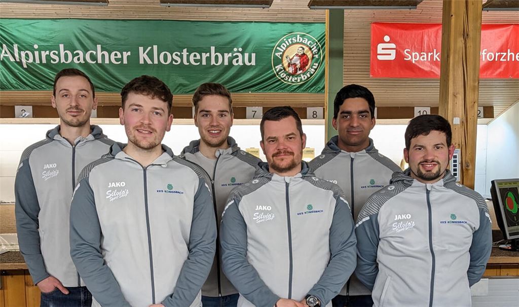 Mit Zuversicht in die Oberliga: Das KKS-Team: Tom König, Robin Fäßler, Bernd Fränkle, Christian Brenneisen, Alexander Meyer und Bernd Neusch (v.li.). Foto: Faulhaber