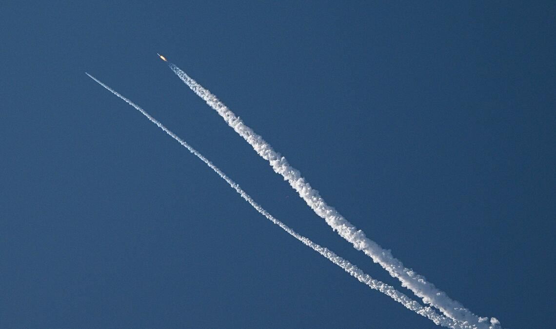 Mit dem Abbruch-Test wollten die Experten eine mögliche Flucht der Astronauten von der Rakete erproben.