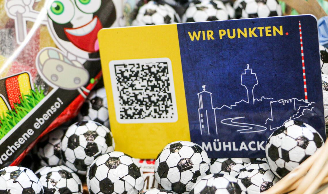 Mühlacker Card feiert die Fußball-EM und die deutsche Elf Mit der Mühlacker Card kann man nicht nur, aber auch zur Fußball-EM punkten. Foto: Eier