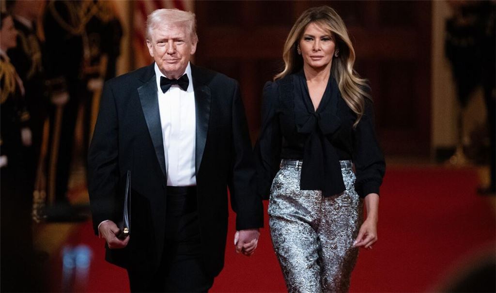 Mit der Musikauswahl zu ihrem Post sorgt Melania Trump für große Irritation.