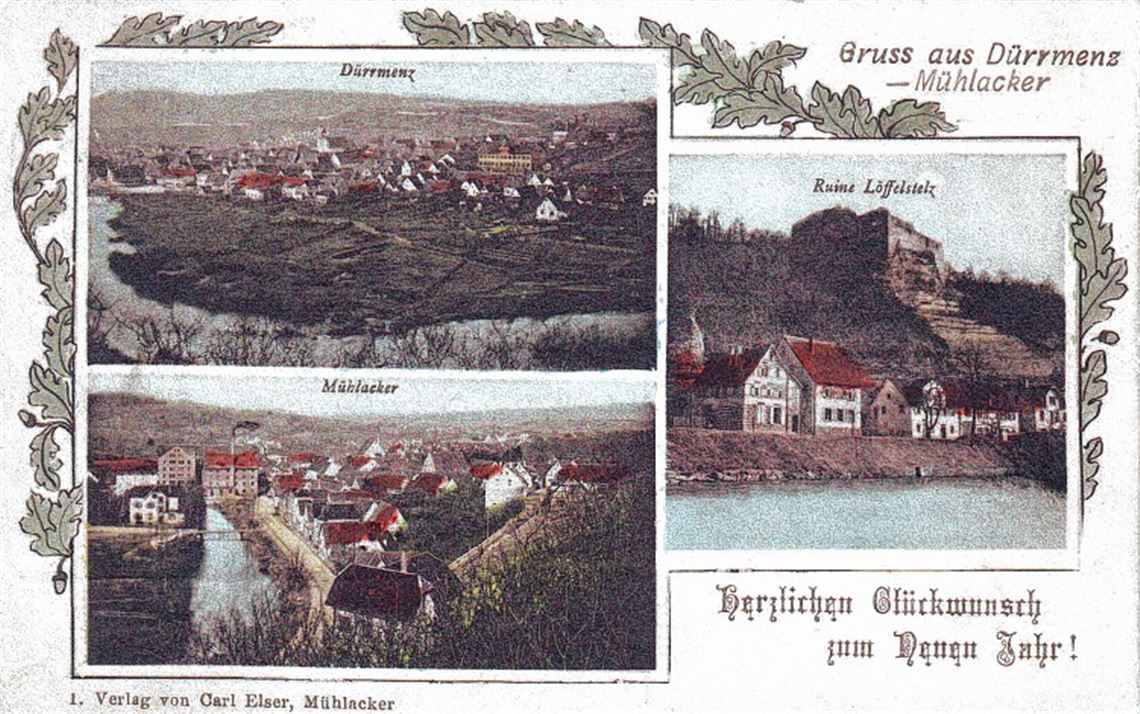 Mit dieser im Jahr 1921 geschriebenen Karte können Internet-Nutzer Neujahrsgrüße auf elektronischem Weg in alle Welt verschicken.