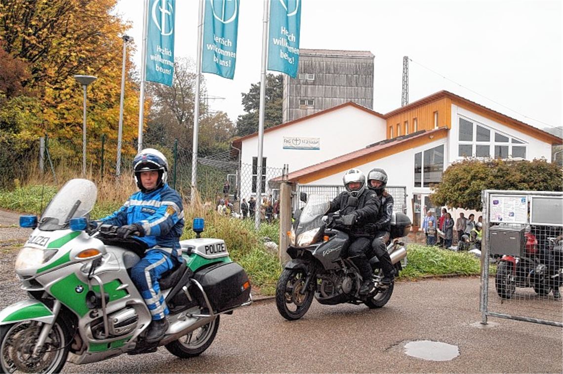 Mit einem Biker-Gottesdienst in der Freien evangelischen Gemeinde in Mühlacker und einer Ausfahrt wurde die Aktionsreihe „Sicher im Sattel“ der Polizei 2013 abgeschlossen. Archivfoto: Appich