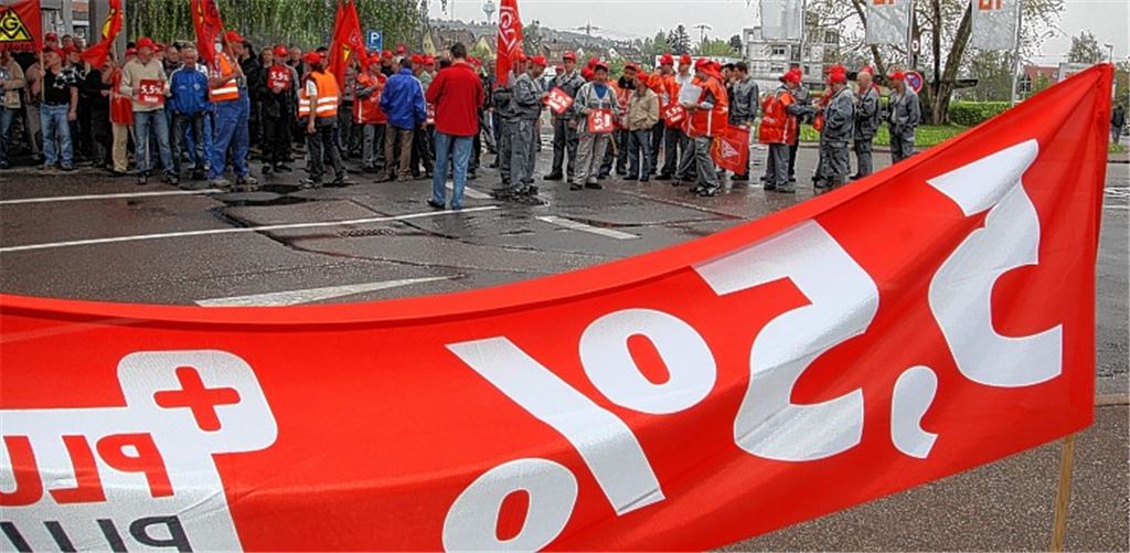 Mit einer Forderung von 5,5 Prozent sind die Metaller in die Tarifauseinandersetzung gegangen. Archivfoto: Disselhoff