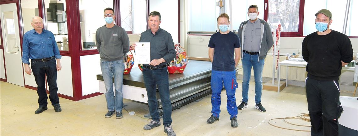 Mitarbeiter geehrt Mitarbeiter geehrt