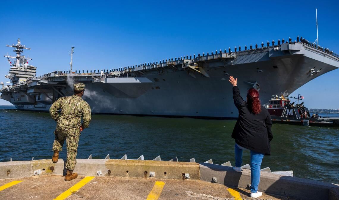 Mittlerweile werden drei US-Flugzeugträger in der Region eingesetzt. (Archivbild)