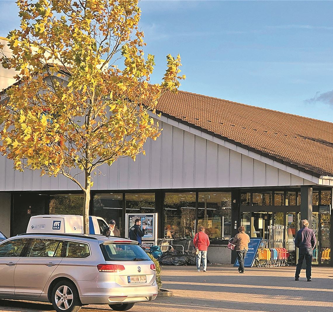 Modernisiert: die 1996 eröffnete Aldi-Filiale an der Vetterstraße. Foto: Willimek