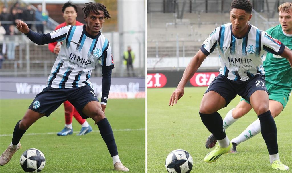 Mögliche Flügelzange: Melkamu Frauendorf (li.), David Udogu.