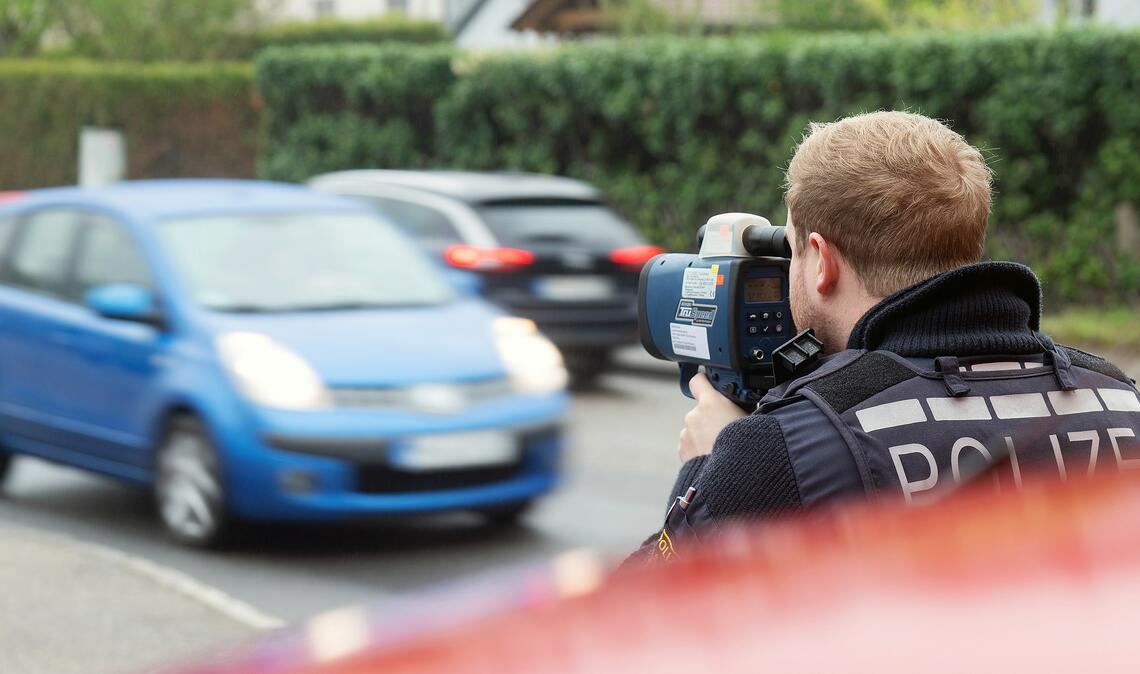 Momentaufnahme von einer „Speedweek“-Kontrolle im April. Foto: Archiv