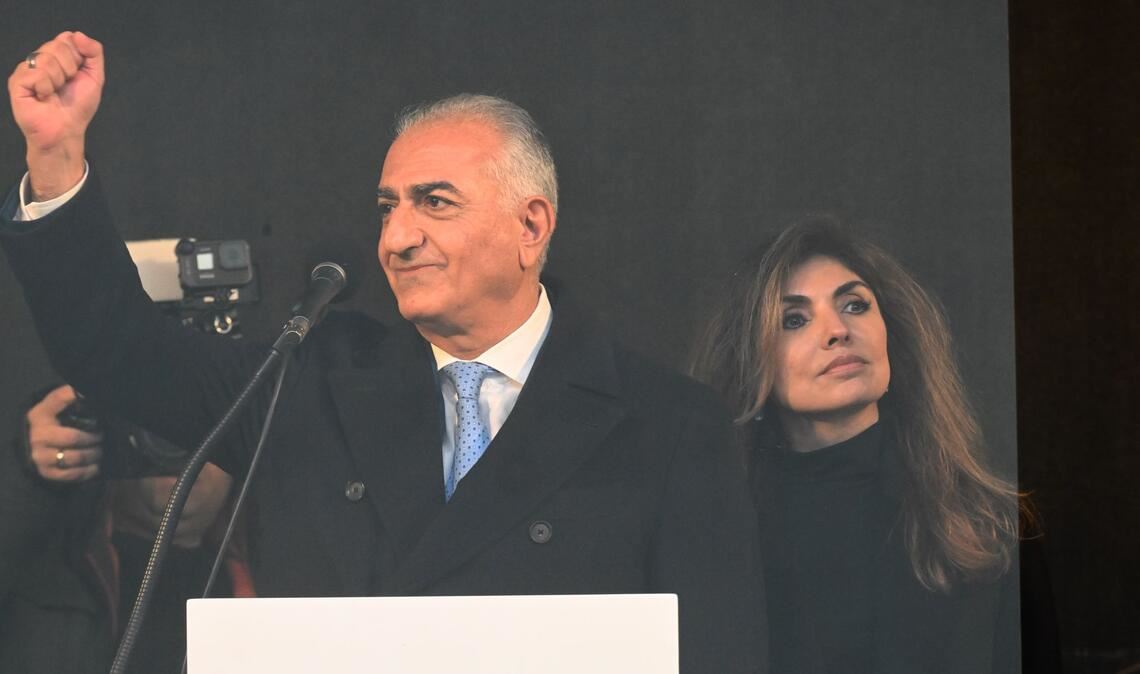 Monarchistische Gruppen sehen Schah-Sohn Reza Pahlavi als politischen Anführer der Opposition. (Archivbild)