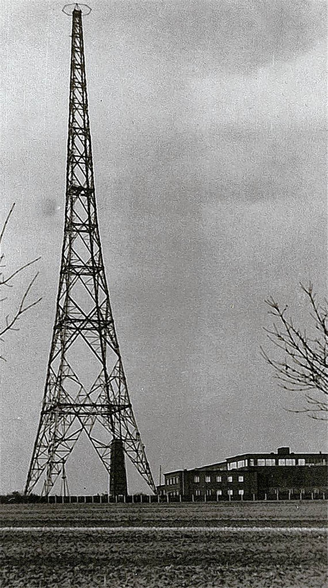 Mühlacker Sender, etwa 1935. Foto: privat