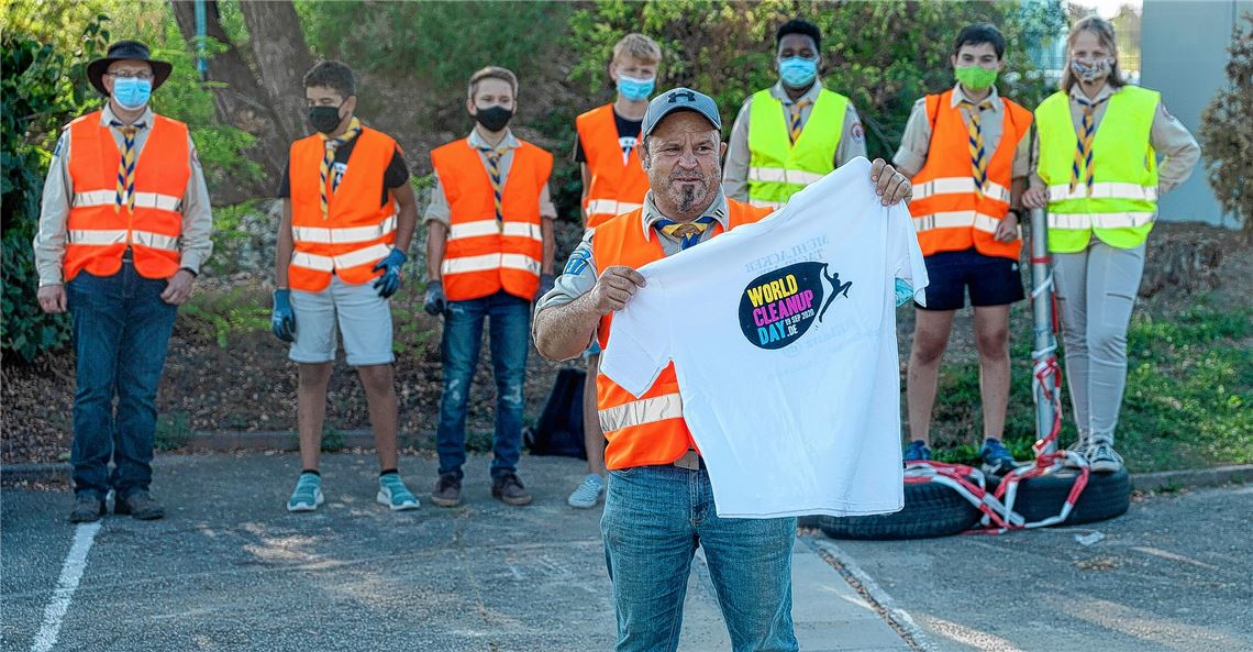 Mühlacker räumt auf – Pfadfindergruppe macht den Anfang