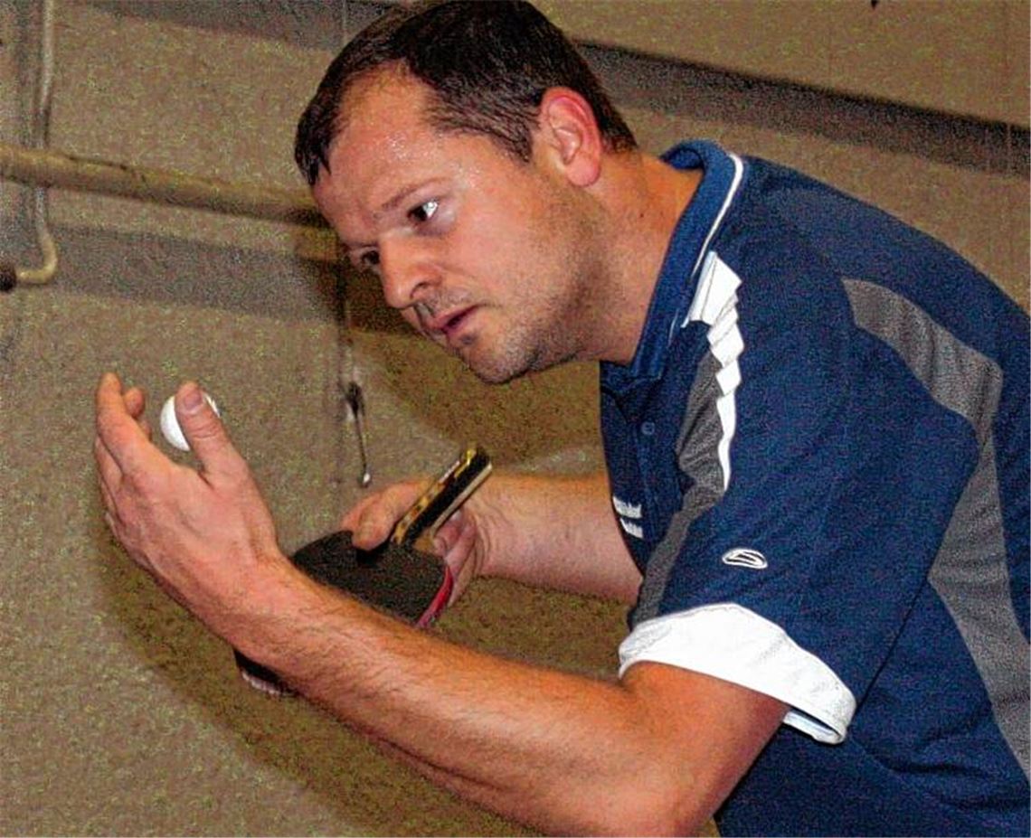 Mühlackers Spitzenspieler Ralf Lamprecht kann es nicht alleine richten. Foto: Westermann