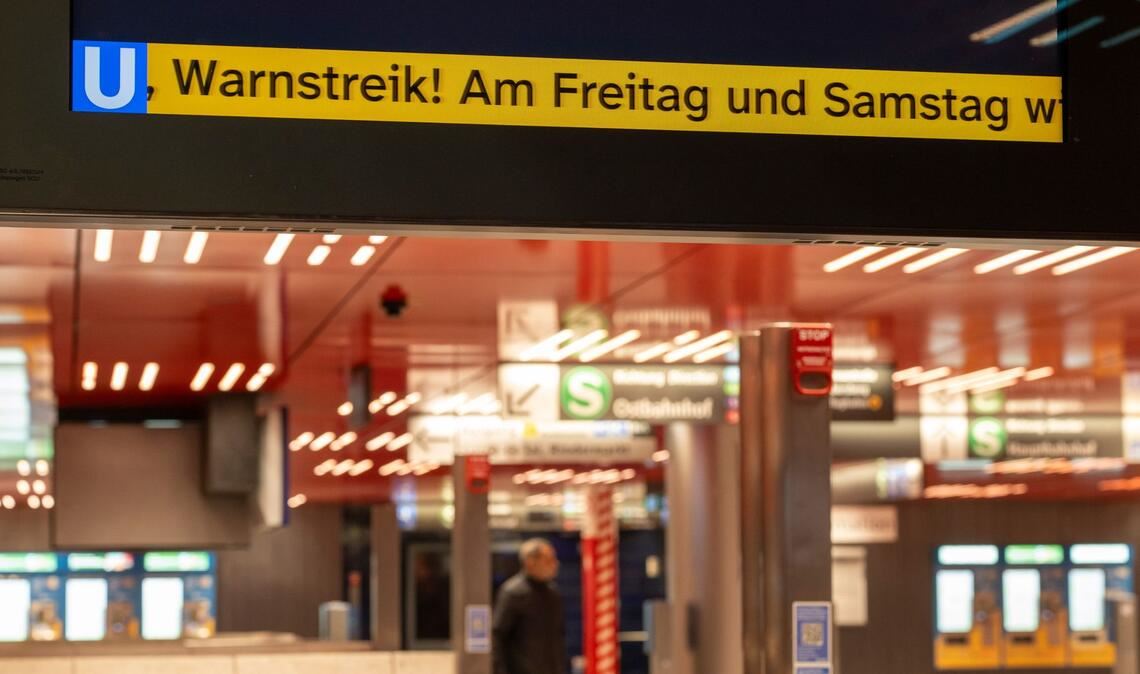 München war mehrfach von teils mehrtägigen Warnstreiks betroffen. (Archivbild)
