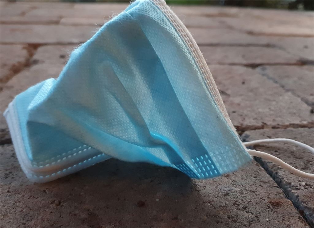 Mund-Nasen-Schutzmaske. Symbolfoto: Huber