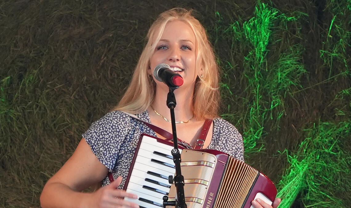 Musikalisches Multitalent: Kristin Baker aus Zaisersweiher. Foto: Patrick List