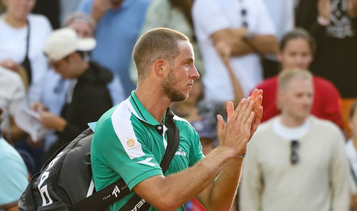 Musste sich bei den French Open nach fünf Sätzen in der ersten Runde geschlagen geben: Jan-Lennard Struff.