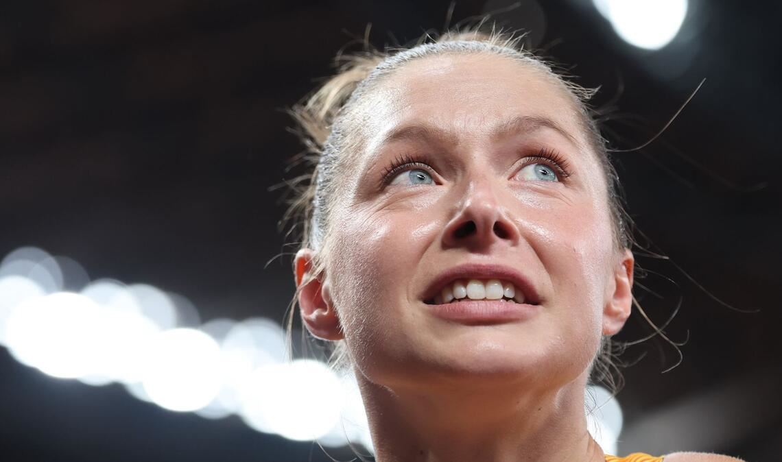Musste zittern: Gina Lückenkemper.