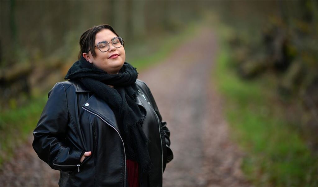 Mut zum Innehalten: Buchautorin Annie-Lauren Meiner. Fotos: Schüller