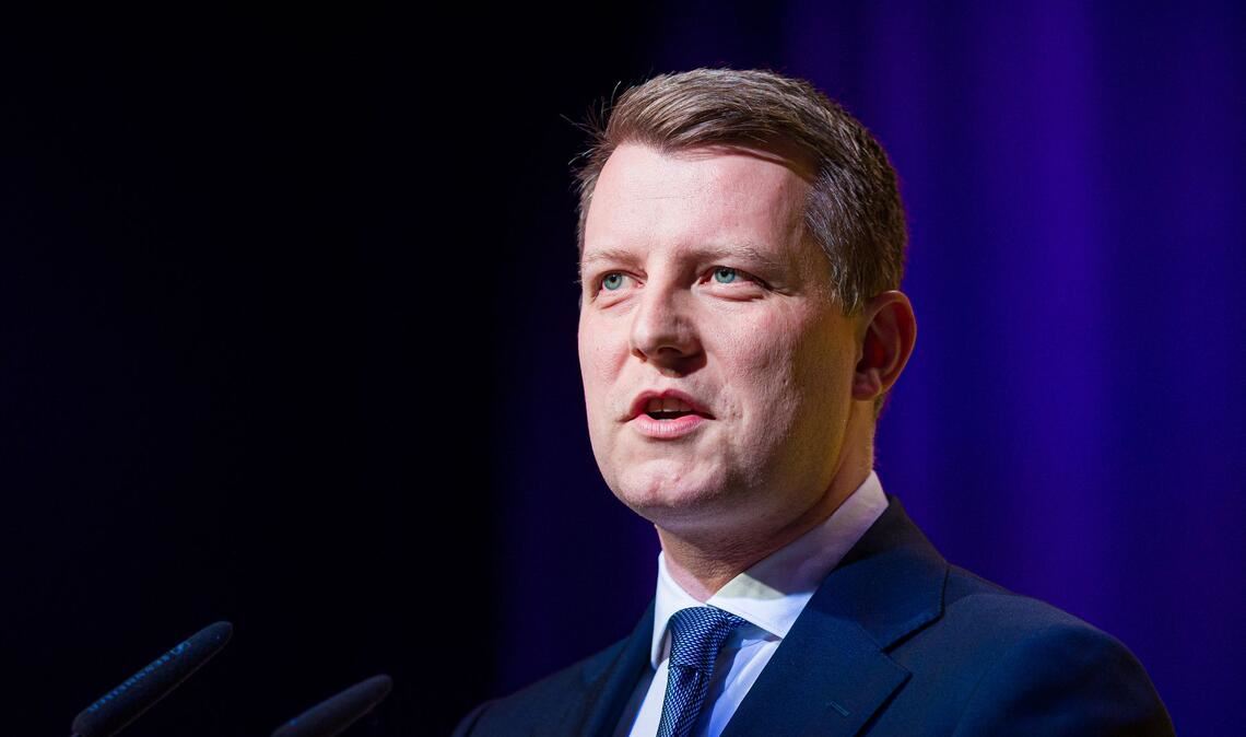 NRW-FDP-Chef Henning Höne will die Führung der Bundespartei übernehmen. (Archivbild)