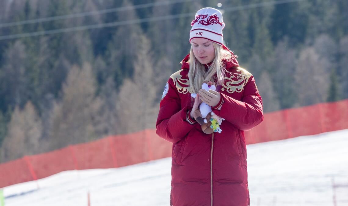 Nach Bronze nun Gold für Russland: Warwara Worontschichina.