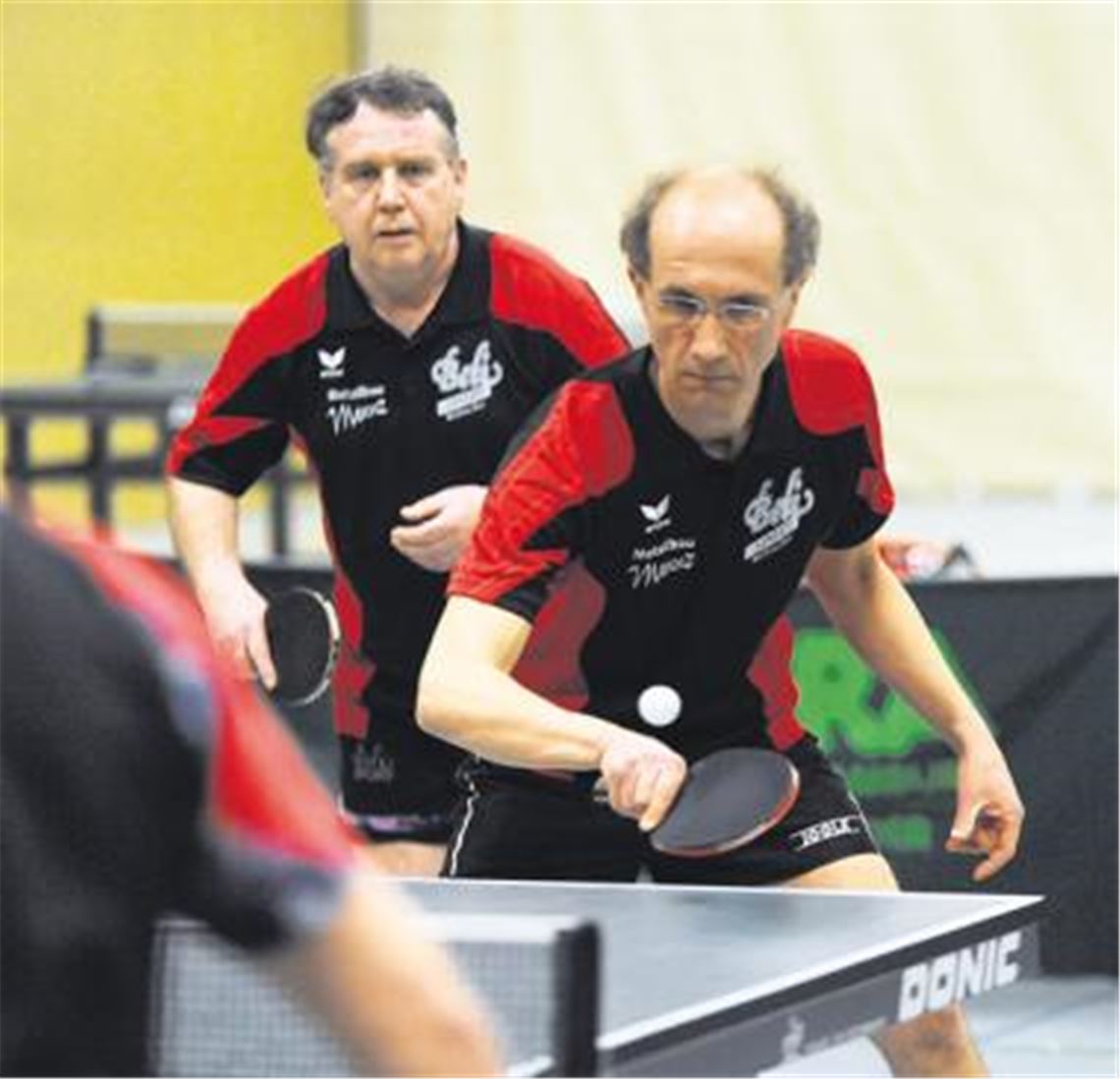 Nach dem Aufstieg rechnen Richard Könne (li.) und Christoph Müller mit einer schweren Saison in der Kreisliga .Foto: Fotomoment