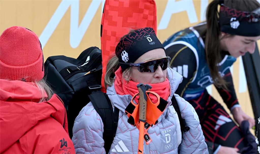 Nach dem Drama in der Staffel versteckte Franziska Preuß ihr Gesicht.