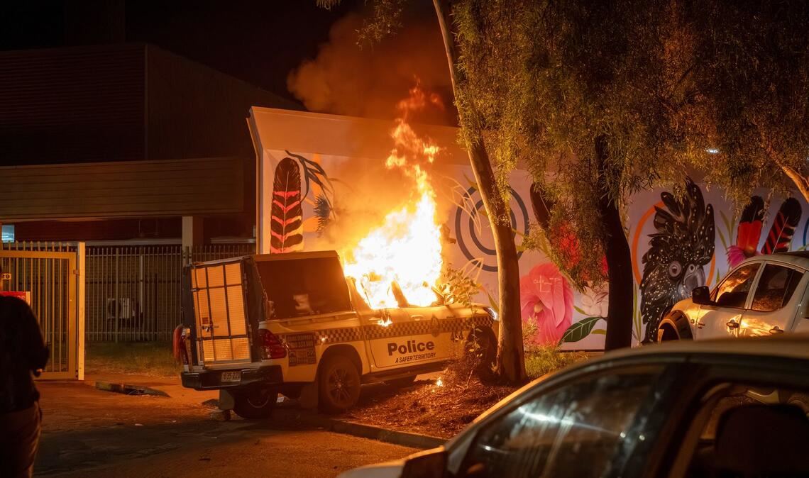Nach dem Fund der Leiche des Mädchens war es in Alice Springs zu Ausschreitungen gekommen.