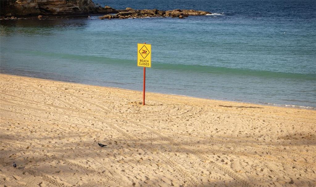 Nach dem Hai-Angriff wurde der betroffene Strand aus Sicherheitsgründen geschlossen.