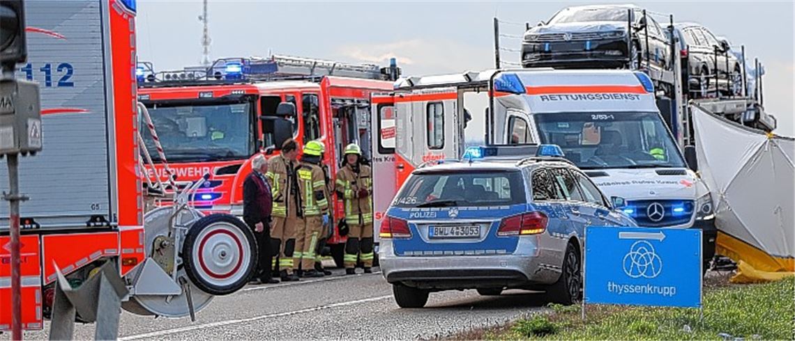 Unfall auf der B10 fordert Todesopfer