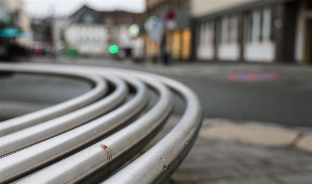 Nach der Tat waren Teile der Innenstadt von Meschede am Freitagmorgen gesperrt.