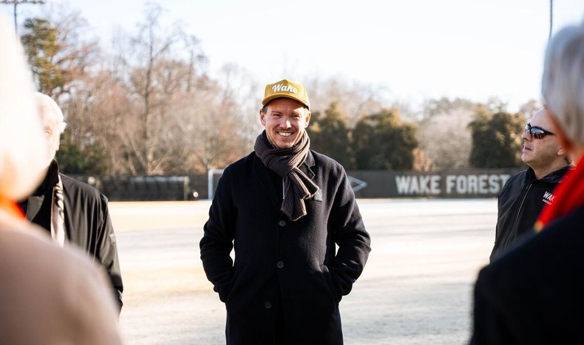 Nach der WM-Auslosung war Julian Nagelsmann schon in Winston-Salem. (Archivbild)