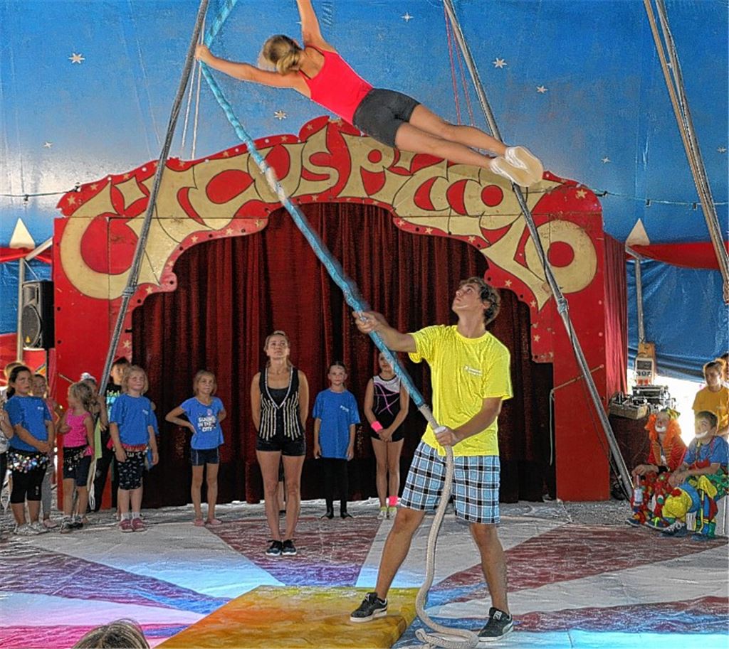 Kleine Stars glänzen in der Manege