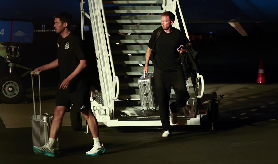 Nach höchsten Zielen ganz unten angekommen: Julian Nagelsmann nach der Rückkehr aus Foxborough.