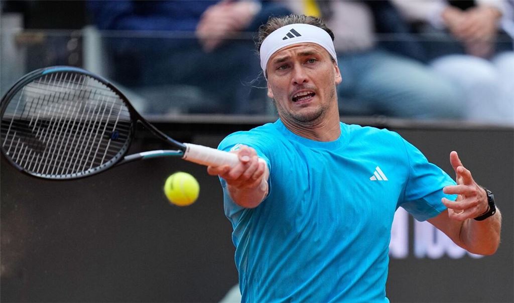 Nach sehr gutem Start verliert Alexander Zverev sein Achtelfinale beim Turnier in Rom.