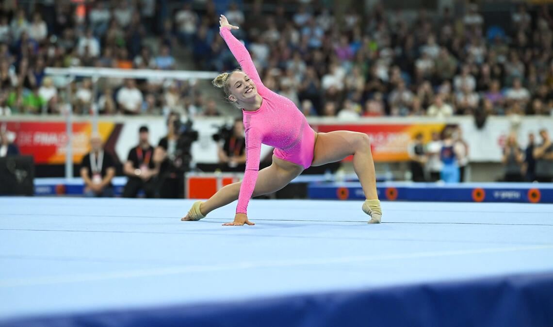 Nach zwei Europameistertiteln in diesem Jahr stehen die Finalchancen für Karina Schönmaier gut.