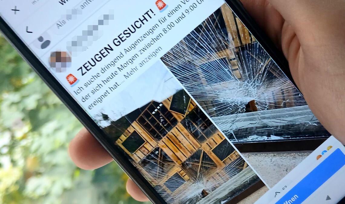 Nachdem am Geschäft von Yavuz Öner ein Schaufenster eingeschlagen wurde, hat er über das Facebook-Portal „Wir sind Enzberger“ um Hinweise gebeten. Fotos: Eier, Schüller