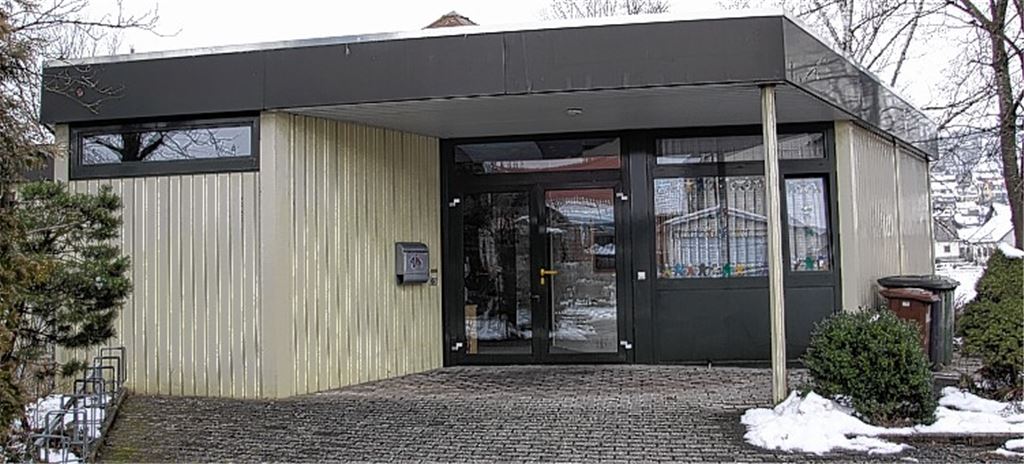 Nachmittags verwaist: der evangelische Kindergarten in Mühlhausen.