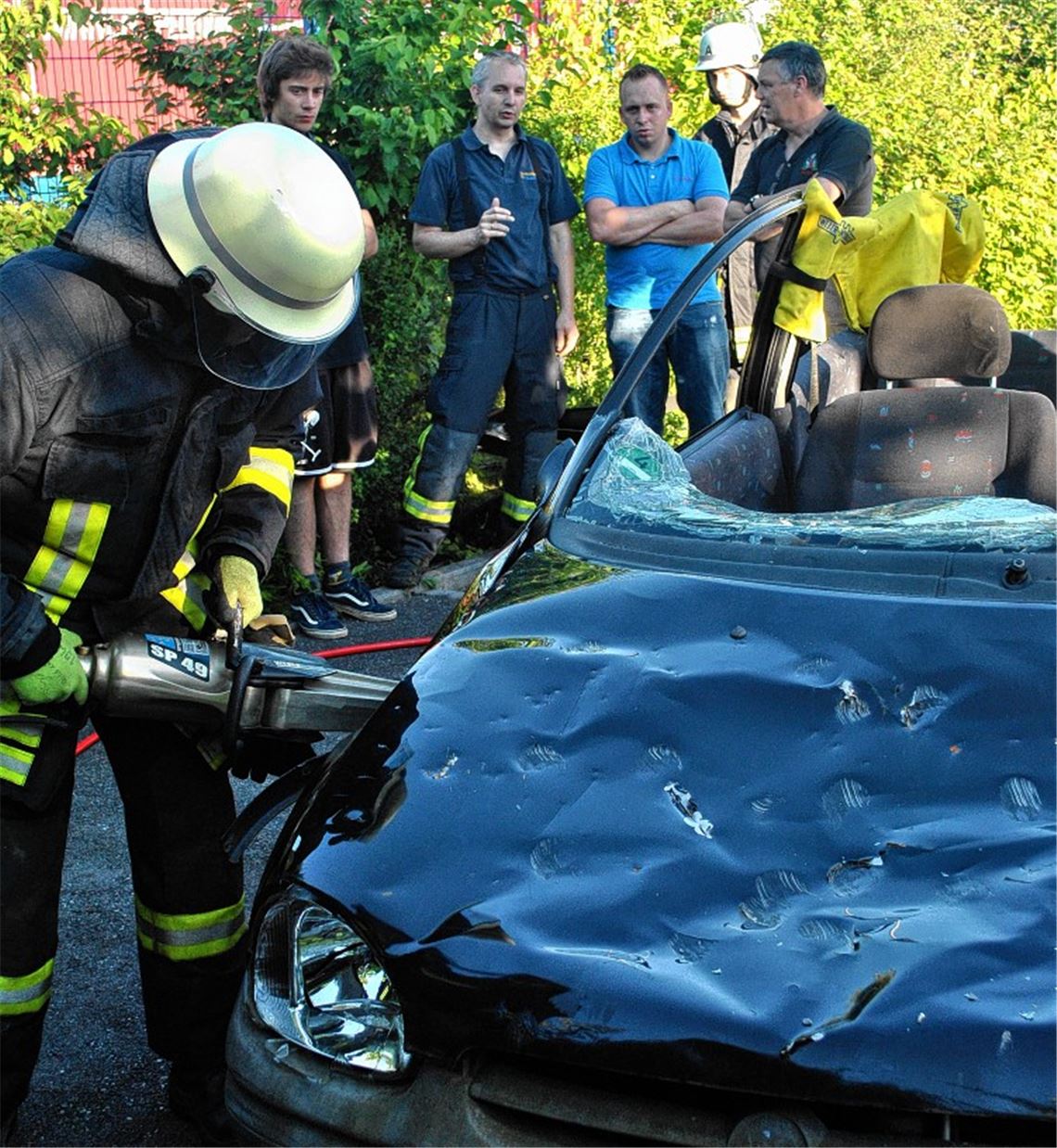 Auf Tuchfühlung mit der Feuerwehr