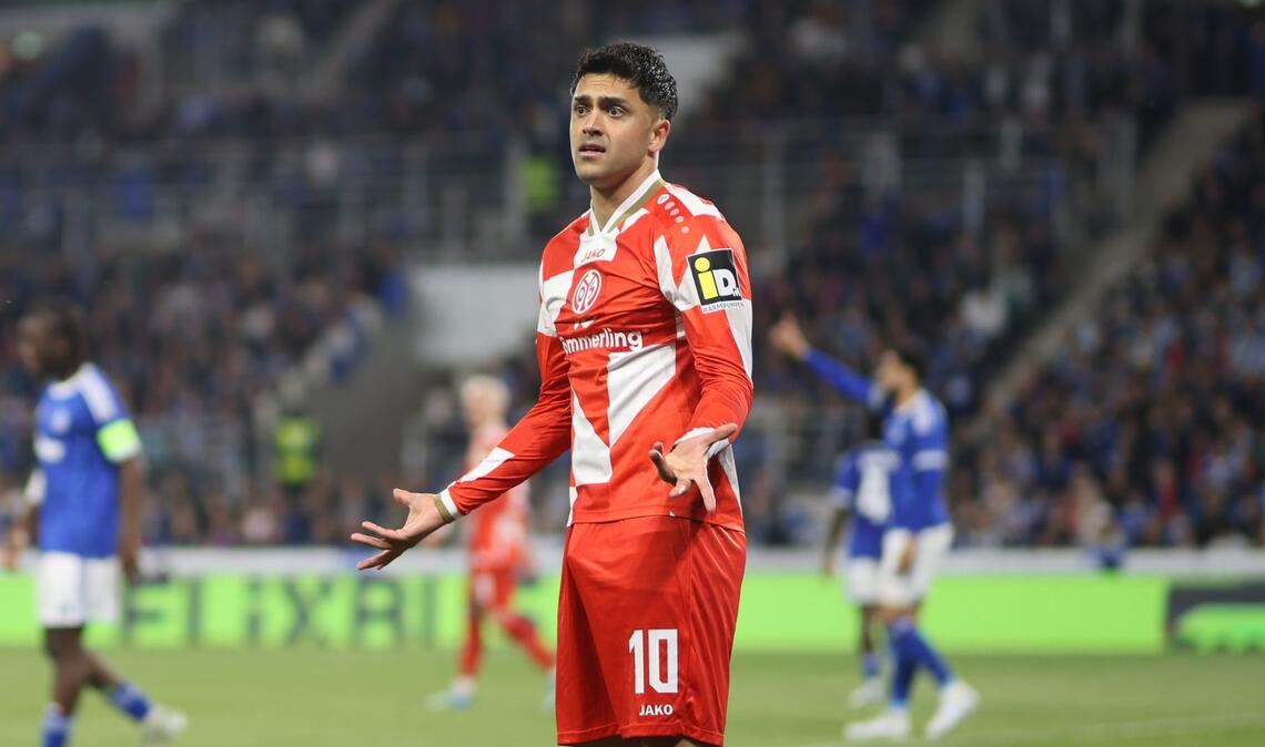 Nadiem Amiri ist wie alle Mainzer enttäuscht wegen des Europapokal-Aus.