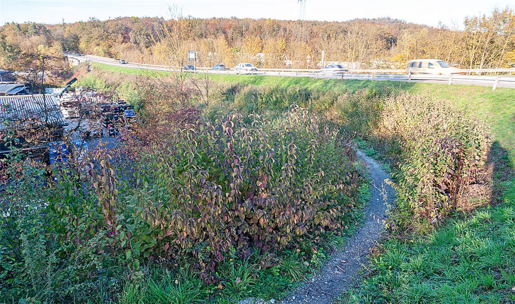 Nächste Etappe des Radwegbaus: Auf circa 400 Metern wird ein neuer Radweg von der Eisenbahnbrücke bis zur Einmündung Industriestraße gebaut. Foto: Archiv