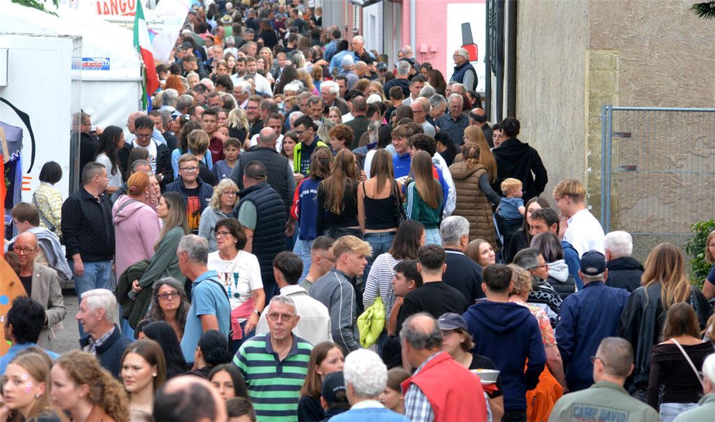 Nächstes Wochenende werden –hoffentlich bei „Dürrmenzer Festwetter“ – wieder Tausende Besucherinnen und Besucher über das Straßenfest schlendern. Fotos: Archiv