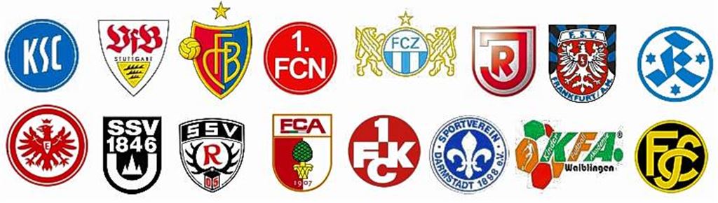 Namhafte Vereine sind für das Hauptfeld des Enzberger Pretema-Cup gesetzt: Die U10-Junioren von Karlsruher SC, VfB Stuttgart, FC Basel, 1. FC Nürnberg, FC Zürich, Jahn Regensburg, Stuttgarter Kickers (oben v. li.), Eintracht Frankfurt, SSV Ulm, SSV Reutlingen, FC Augsburg, 1. FC Kaiserslautern, SV Darmstadt 98, Kinder-Fußball-Akademie Waiblingen und Munotplayers Schaffhausen (unten v.li.).