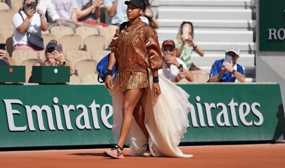Naomi Osaka ist ein Star - und darf nun auch ein Match in der Nightsession bei den French Open spielen.